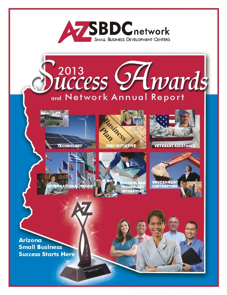 AZSBDC Success Awards Cover 2013